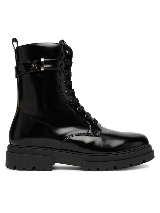 Tommy Hilfiger Trapery Lace-Up Bootie T4A5-34028-1453 D Czarny