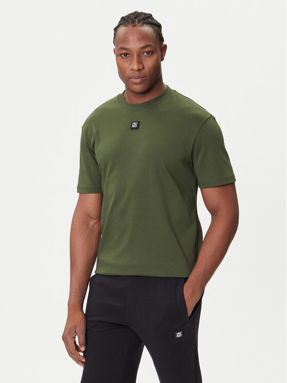 HUGO T-Shirt Dalile 50505201 Zielony Regular Fit