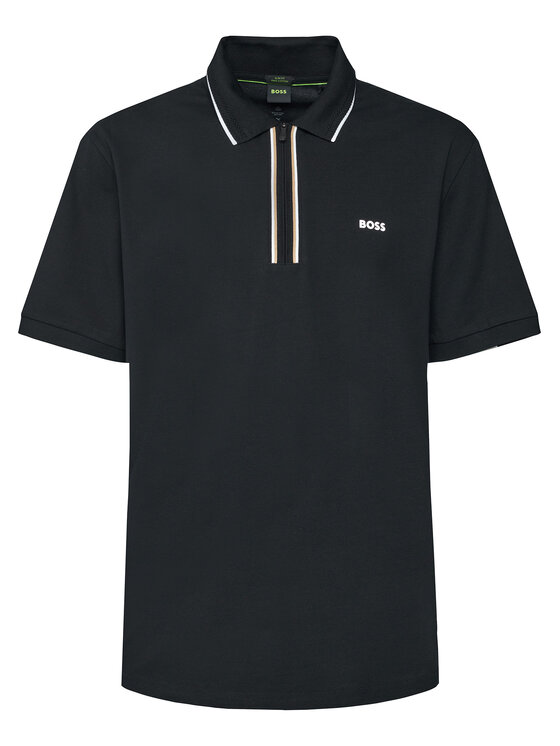 BOSS Polo Philix 50544450 Czarny Slim Fit