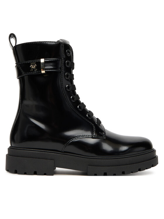 Tommy Hilfiger Trapery Lace-Up Bootie T4A5-34028-1453 S Czarny