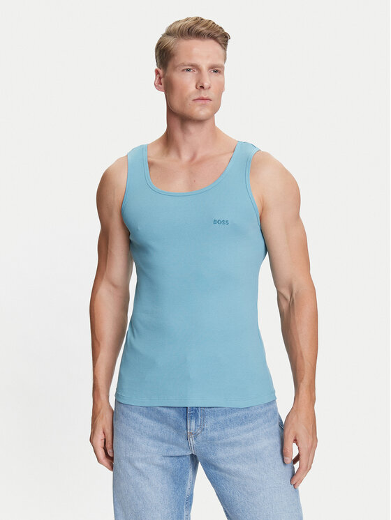 BOSS Komplet 3 tank topów 50542132 Kolorowy Regular Fit