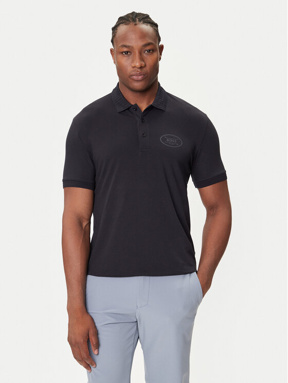 BOSS Polo 50544192 Granatowy Regular Fit