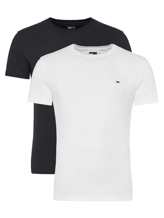 Tommy Jeans Komplet 2 t-shirtów DM0DM20687 Kolorowy Slim Fit