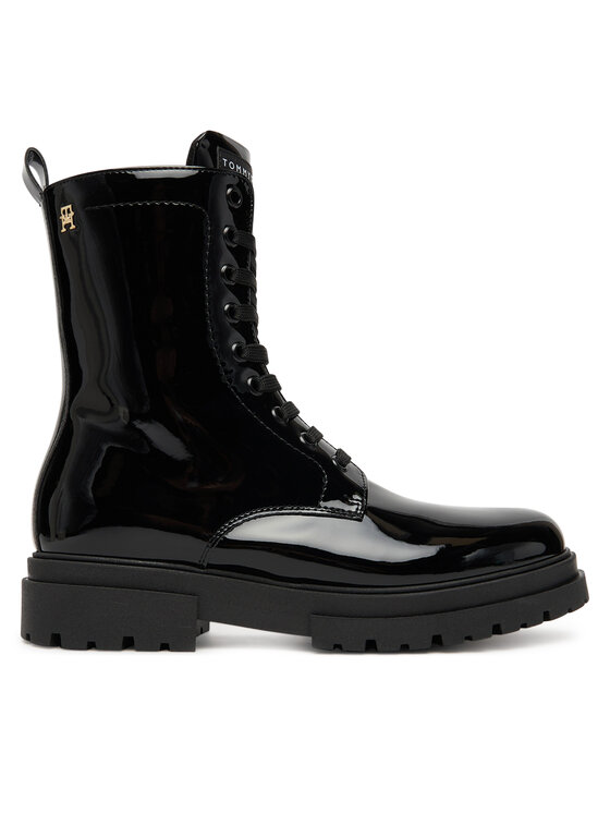 Tommy Hilfiger Trapery Lace-Up Bootie T4A5-34025-0775 D Czarny