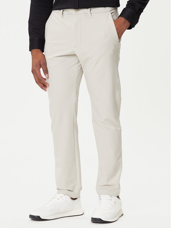 BOSS Spodnie materiałowe T_Commuter 50534303 Beżowy Slim Fit