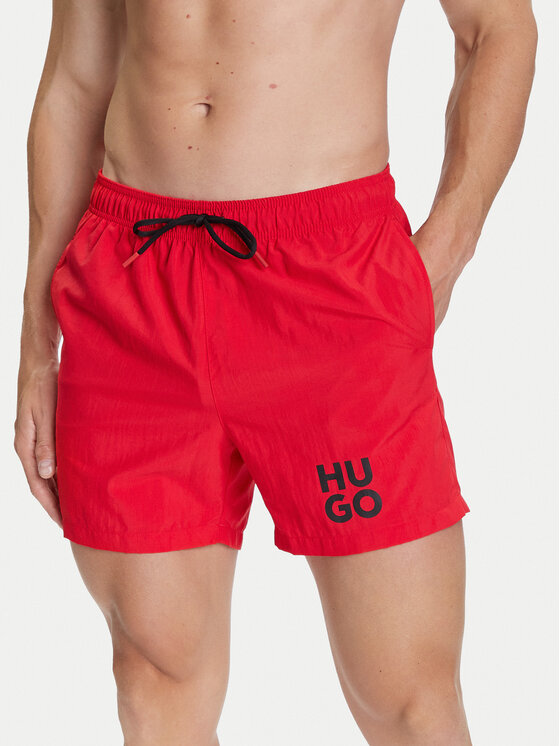 HUGO Szorty kąpielowe Paolo 50545464 Czerwony Regular Fit