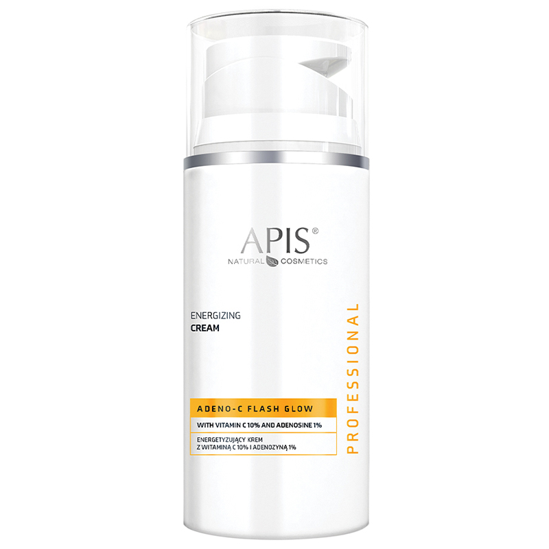 Apis Adeno-C Flash Glow, energetyzujący krem do twarzy z witaminą C i adenozyną, 100 ml