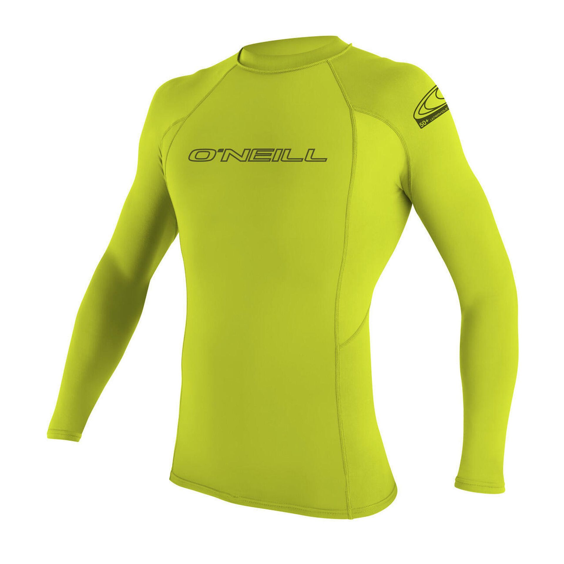 ONEILL WETSUITS O'Neill Wetsuits podkoszulek męski z długim rękawem, ochrona przed promieniowaniem UV, zielony, S 3342-187-S