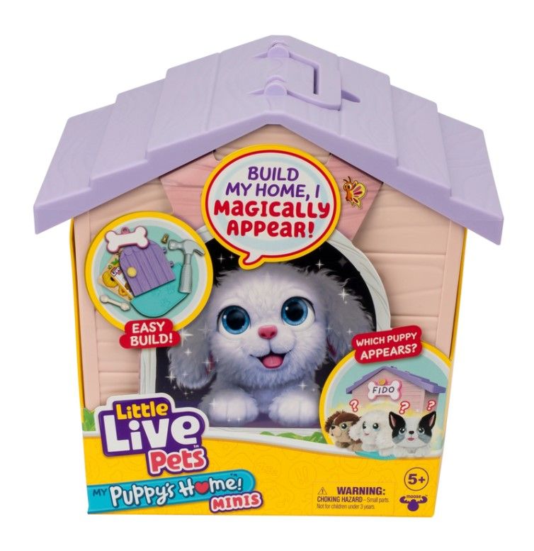 Little Live Pets szczeniak z domkiem