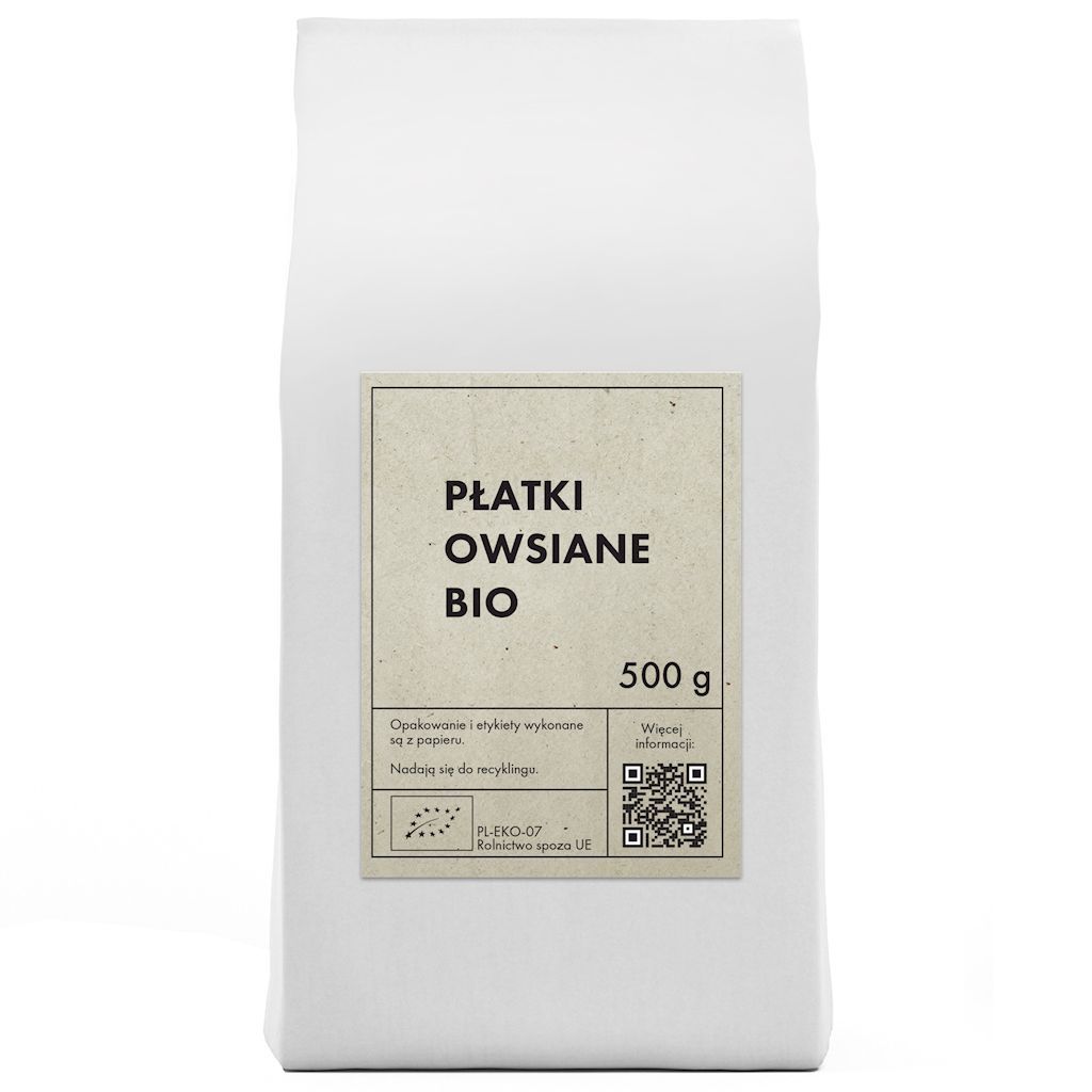 The Planet Płatki owsiane 500 g Bio - żywność
