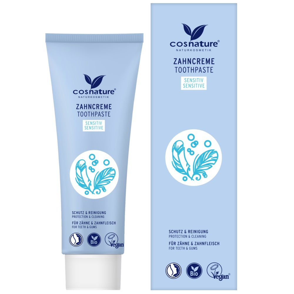 Cosnature Toothpaste pasta do wrażliwych zębów z fluorem rumianek/mięta 75ml