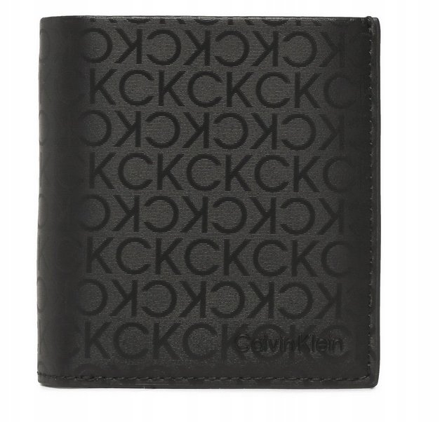 Portfel męski CALVIN KLEIN K50K510196 skóra - bilon