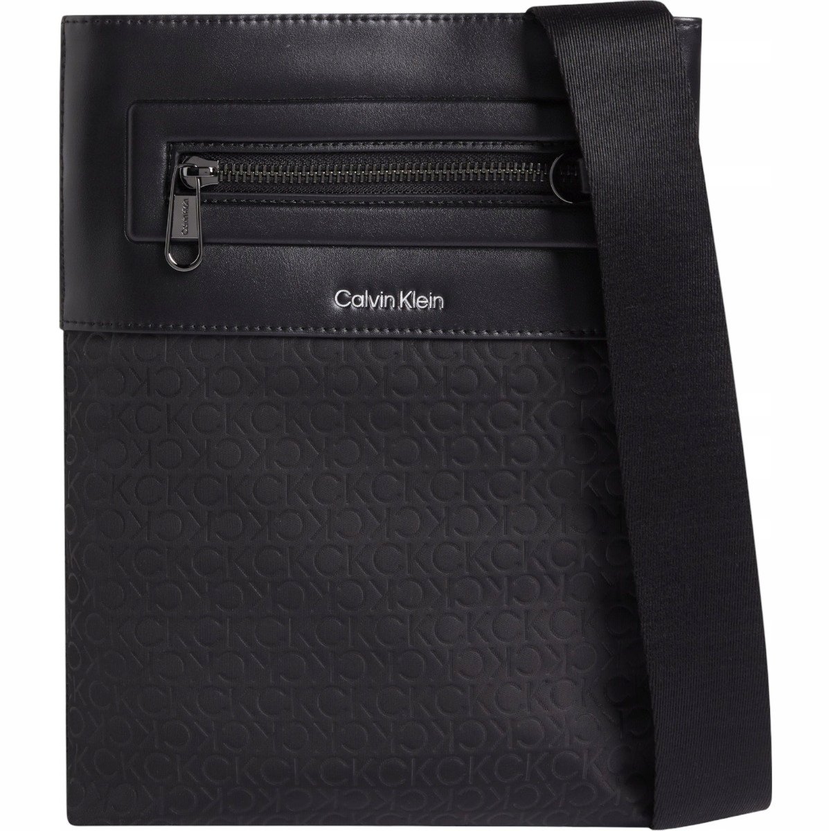 Calvin klein torba listonoszka ck elevated czarna