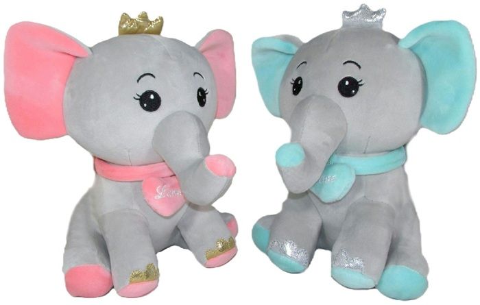 Słoń 25cm Mix - zabawka