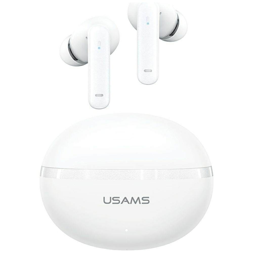 USAMS Echo E02 TWS ANC+ENC biały