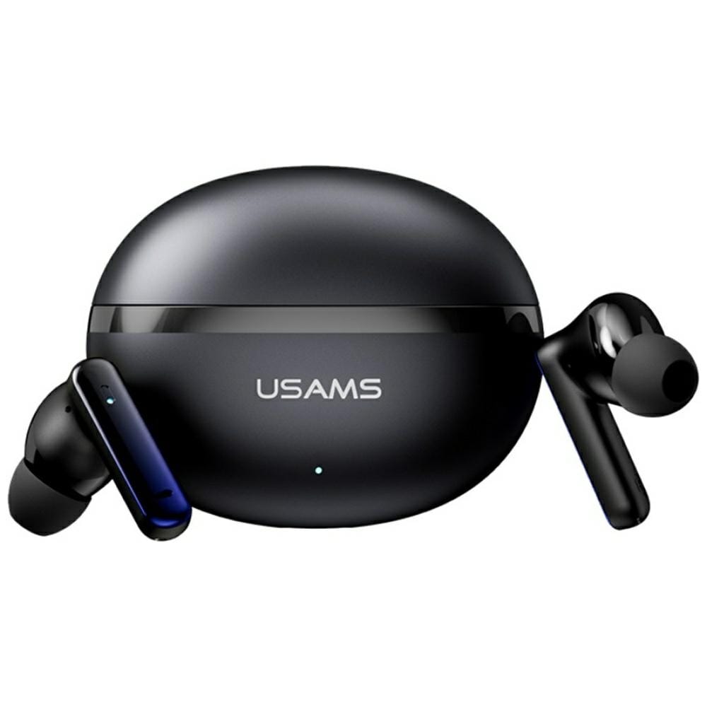USAMS Echo E02 TWS ANC+ENC Czarny