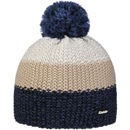 Czapka Beanie Star Pompon RL by Eisbär, beżowy, One Size