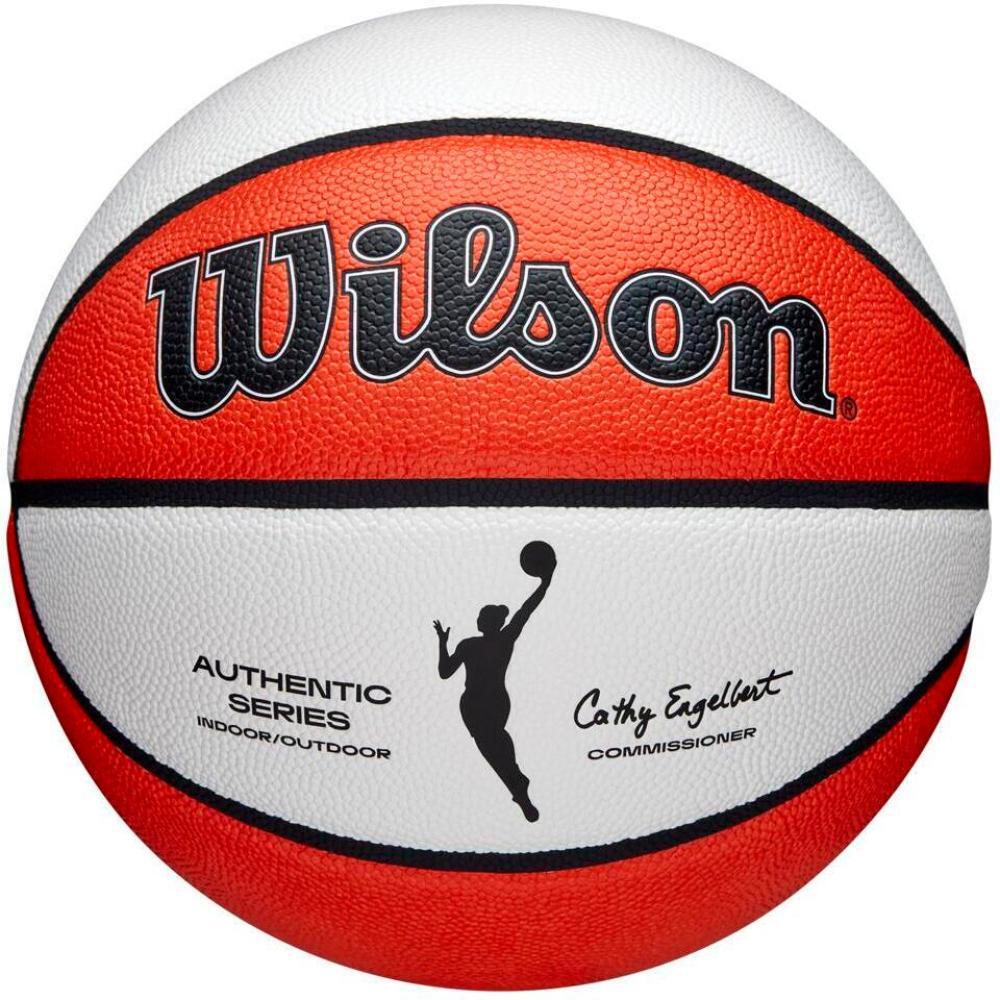 Piłka do koszykówki Wilson WNBA Authentic Indoor Outdoor orange/white rozmiar 6