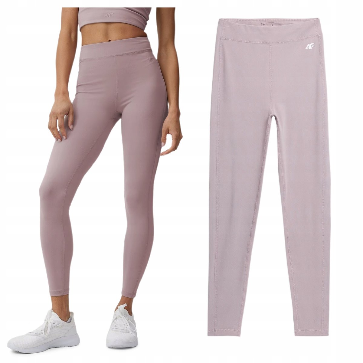 LEGGINSY damskie treningowe 4F SPODNIE na siłownię sportowe fitness XL