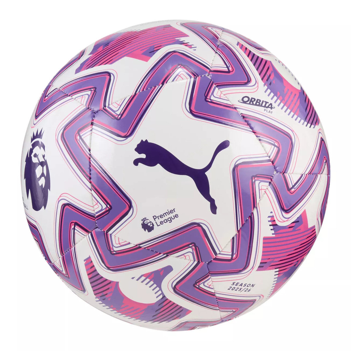 Akcesoria sportowe Puma 08471701 pilka PUMA Orbita Play PL Brilliance PUM Różowe