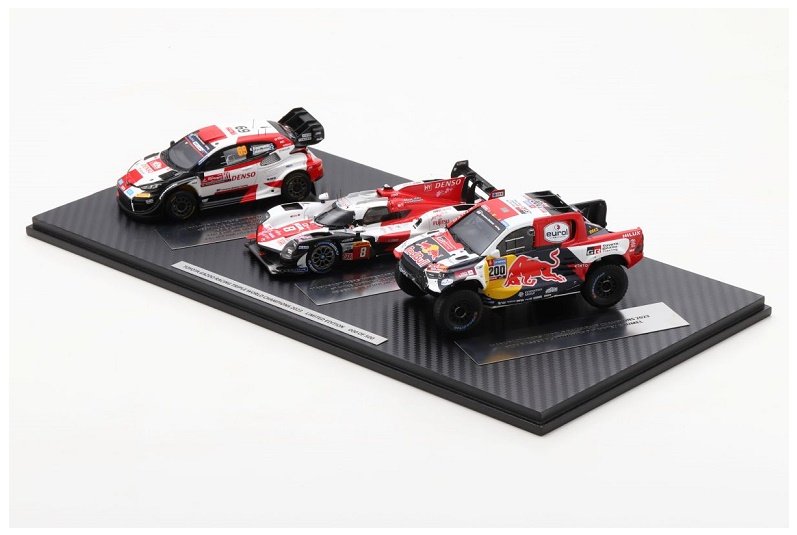 Spark Model Toyota Gr Triple Champion Set 2023 Toy 1:43 Tbmtr