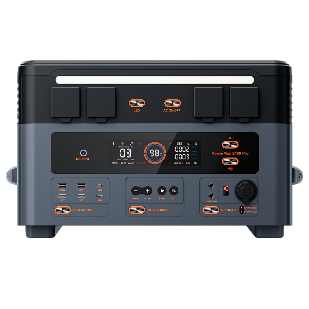 Przenośna stacja zasilania Blackview Oscal PowerMax2400 Pro, generator zewnętrzny 2016Wh 2400W, bateria LiFePO4