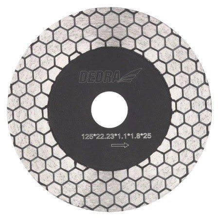 DEDRA TARCZA DIAMENTOWA 125MM PLASTER MIODU