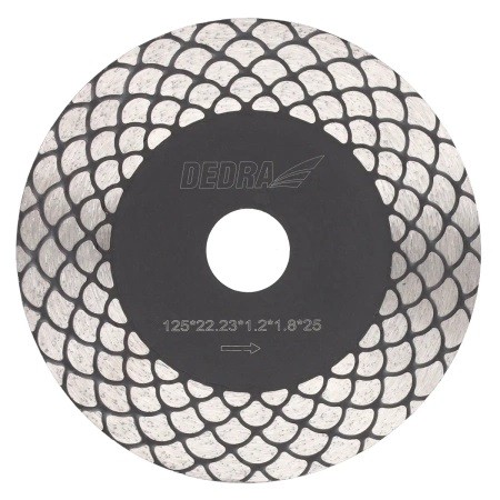 DEDRA TARCZA DIAMENTOWA 125MM ŁUSTA
