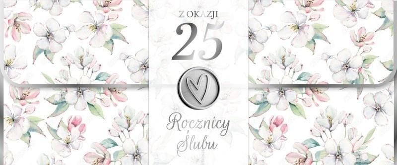 Karnet Rocznica Slubu 25 110x245 Z Kop As KP-269 - artykuł papierniczy