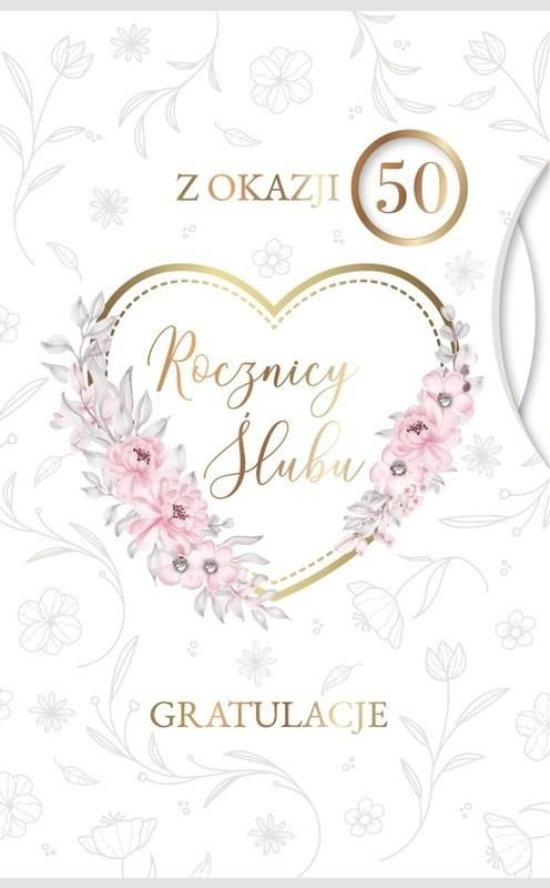 Karnet Rocznica Ślubu wymienne cyfry - artykuł papierniczy