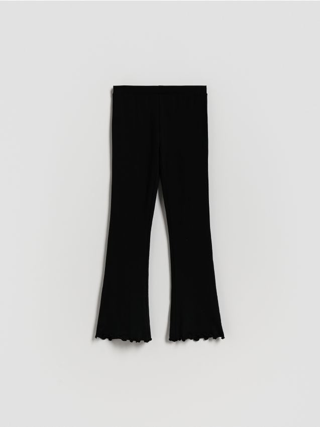 Reserved - Legginsy flare - czarny