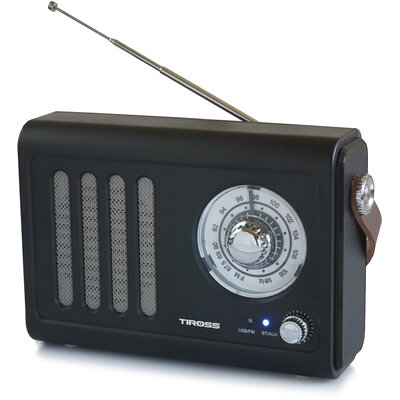 TIROSS TS466 Analogowe Przenośne Czarny