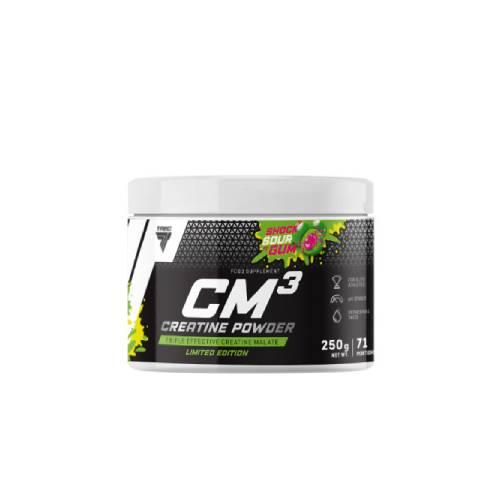 Trec CM3 Powder Jabłczan Kreatyny o smaku kwaśnej gumy, 250 g