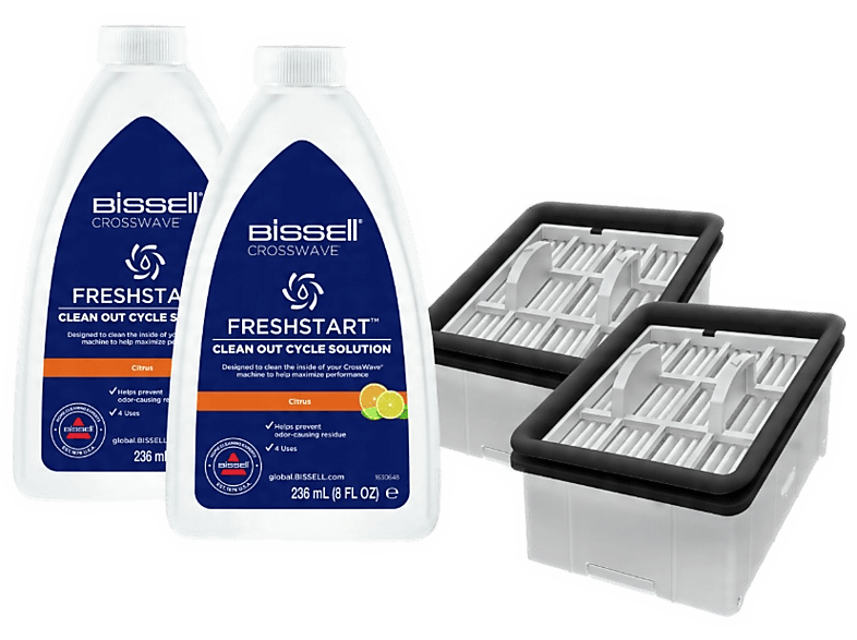 Zestaw filtry + środek czyszczący BISSELL CrossWave FreshStart Kit Wielokolorowy