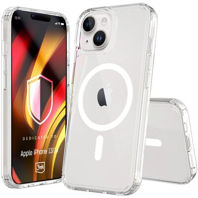 Etui 3MK Hardy Liqforce MagCase do Apple iPhone 13/14 Przezroczysty