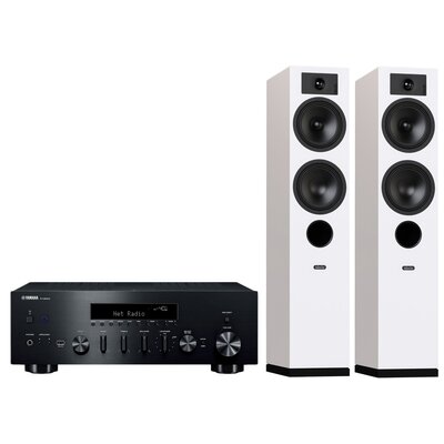 Opinie o Zestaw stereo  MusicCast R-N600A + INDIANA Line Tesi 5 Biały