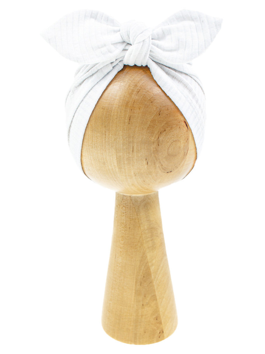 Dziewczęca czapka chrzest kokarda Nicol r.80/86