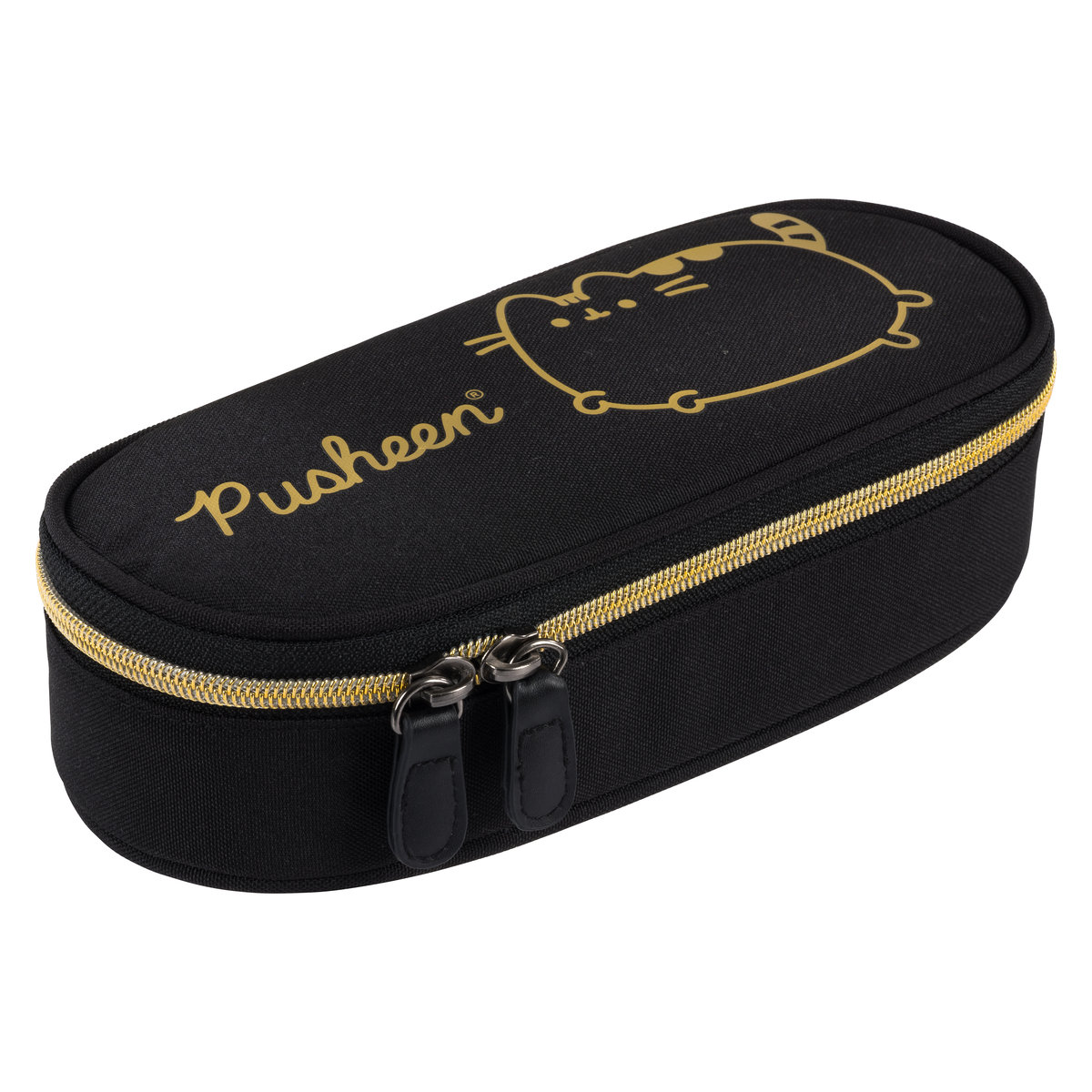 Piórnik saszetka z klapką Pusheen The Cat Piórnik Black Gold