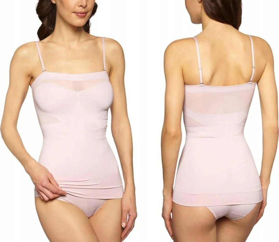 Podkoszulka modelująca pudrowy róż Triumph Curvy Sensation Shirt 01 r.S