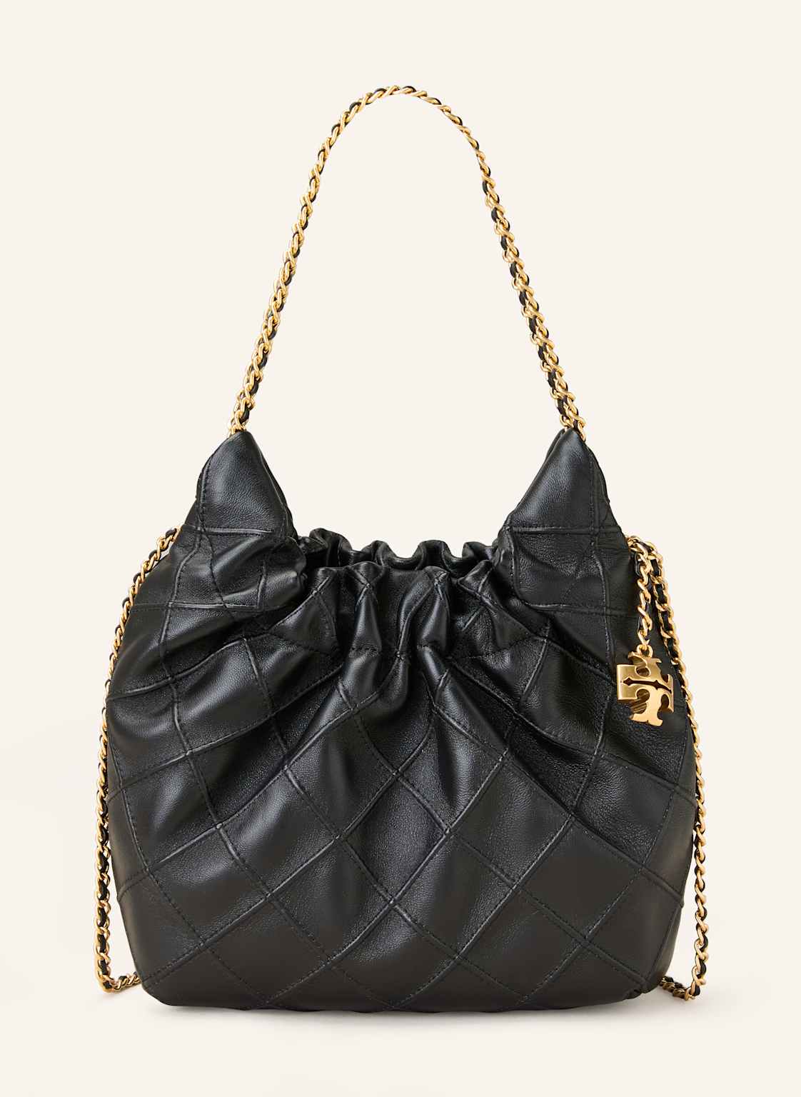 Tory Burch Torba Worek Fleming schwarz