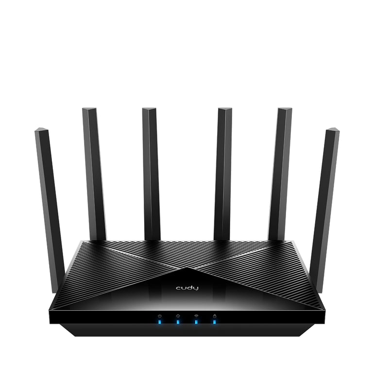 Cudy WR11000 router bezprzewodowy 2.5 Gigabit Ethernet Trójpasmowy (2,4 GHz / 5 GHz / 6 GHz) Czarny