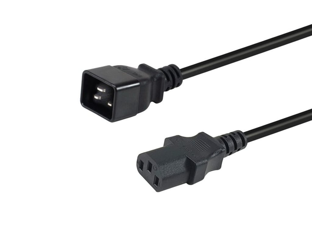 Equip 112140 kabel zasilające Czarny 1,8 m IEC C20 IEC C13