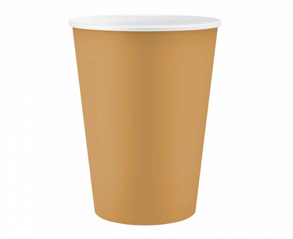 Kubeczki papierowe złote