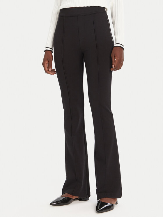 HUGO Spodnie palazzo Nalvasi 50542730 Czarny Wide Leg