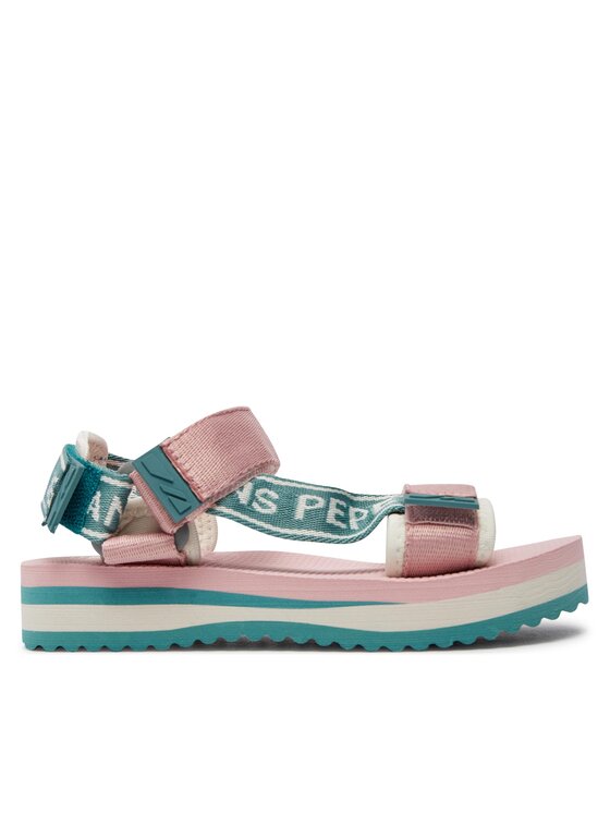 Pepe Jeans Sandały Pool Jelly G PGS70060 Różowy