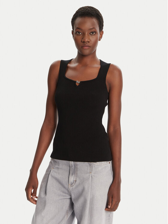 BOSS Sweter Fiura 50543939 Czarny Regular Fit