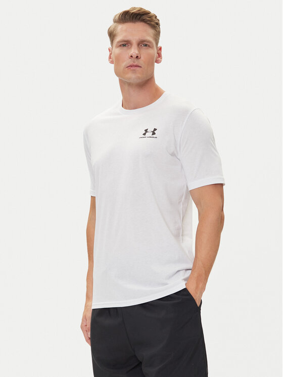 Under Armour T-Shirt 1326799 Biały Loose Fit