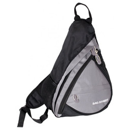 Sportowy Plecak Na Jedno Ramię BAG STREET Praktyczny I Wygodny SZARY 4388 35 x 25 x 7 [cm]
