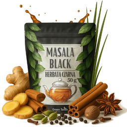 Masala black 50 g - herbata czarna zimowa grzaniec imbir goździk cynamon anyż