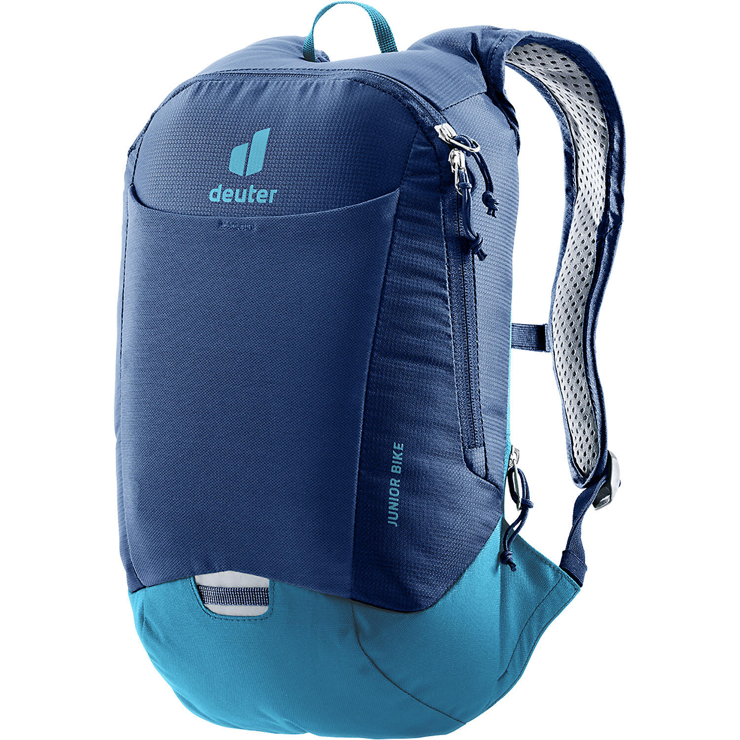 deuter Junior Bike plecak rowerowy dla dzieci, niebieski/szary, 8 L, Minimalistyczny